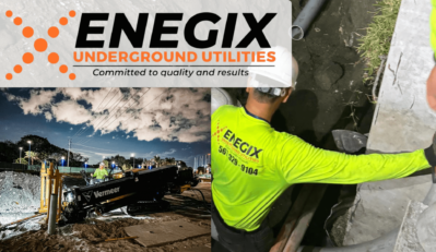 The POV of one of the Enegix Underground Utilities team members capturing the team's directional drilling (HDD) work in Sarasota, Florida.| Horizontal Directional Drilling|